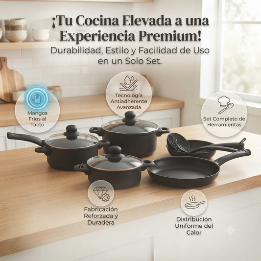 🔥👉🏻Set de Cocina Ollas y Sartenes🍳 👩🏻‍🍳