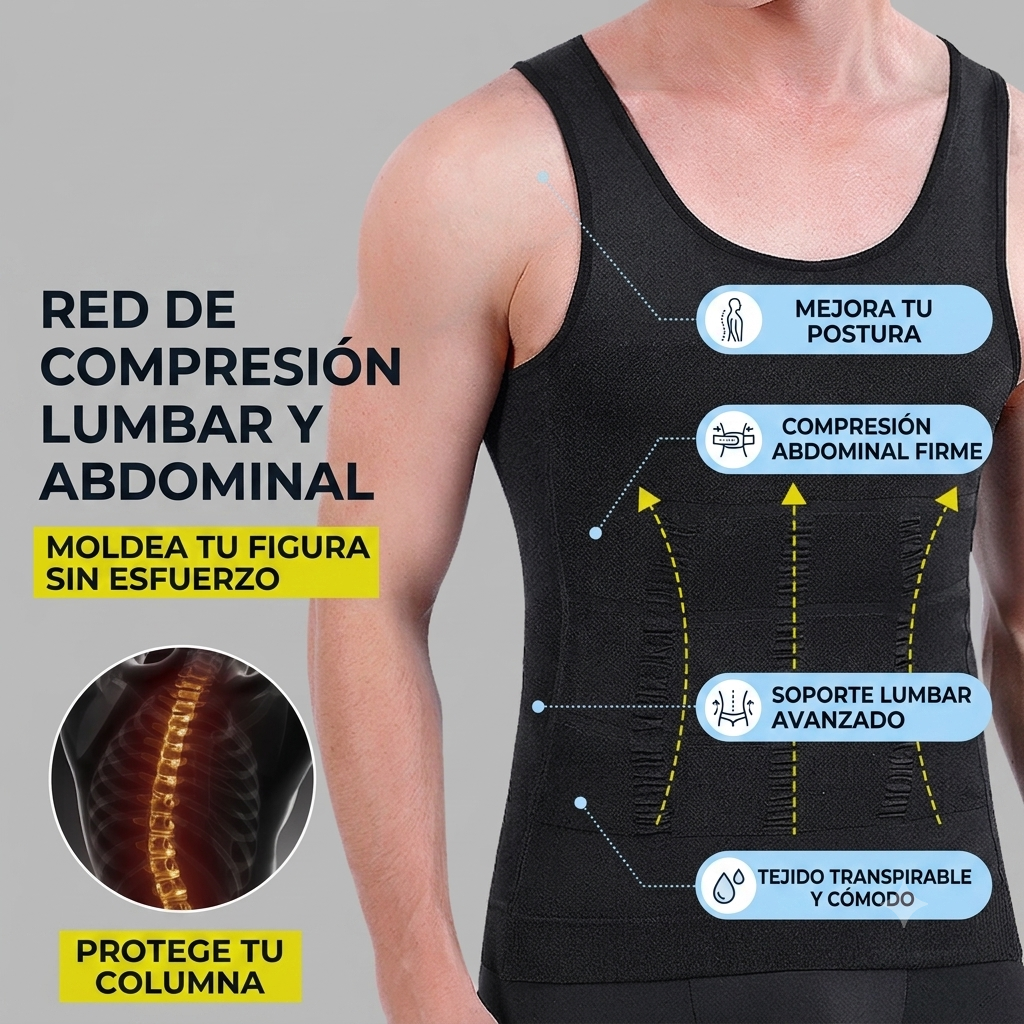 Camiseta Comprimida🤯 Para Hombre🧔🏻‍♂️💪🏻