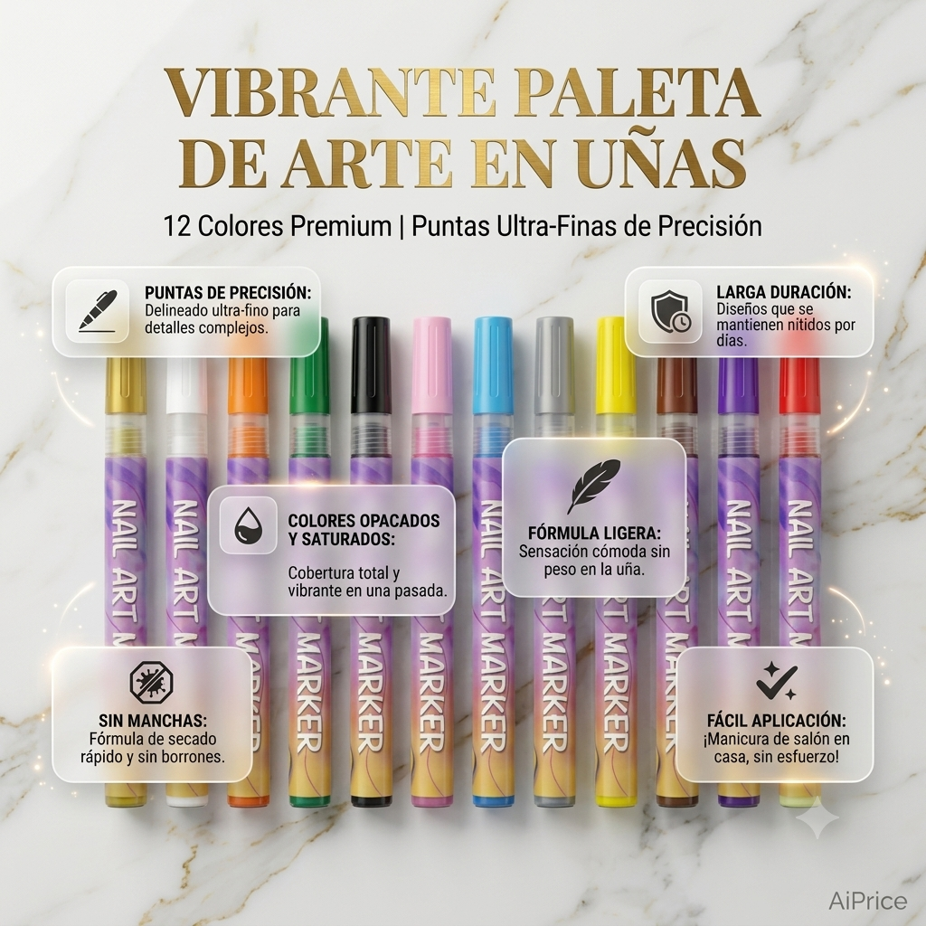 SET NAIL: 🤯 12 Marcadores Para 😉💅🏻uñas perfectas 👉🏻🔥