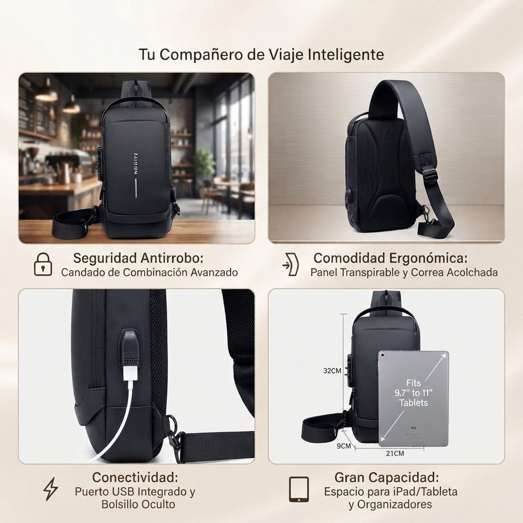 Bolso Antirrobo Bolso Inteligente😉Practico y cómodo