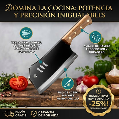 LLEVATE UNO GRATIS 👉🏻🤯Cuchillo Chef👨🏻‍🍳 Carnicero Multiusos🔪🥩2x1