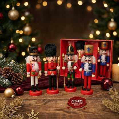 OFERTA ESPECIAL👉🤯 Pack 4 Cascanueces Navidenos Decorativos✨🎅