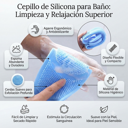 Silicona Exfoliante De Bano X2