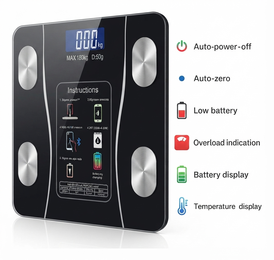 Bascula Electronica Balanza Bluetooth In