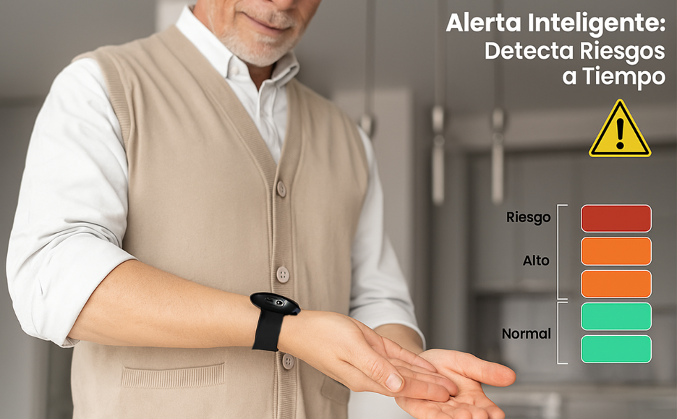 Monitor de Presión🧑‍⚕️ CardioSync para Muñeca 🤌 ¡Controla tu Presión Arterial🌩️ en un Instante, Donde Estés!