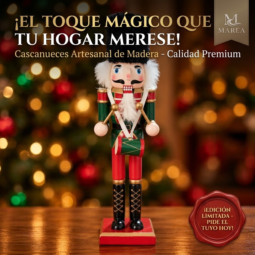 OFERTA ESPECIAL👉🤯 Pack 4 Cascanueces Navidenos Decorativos✨🎅