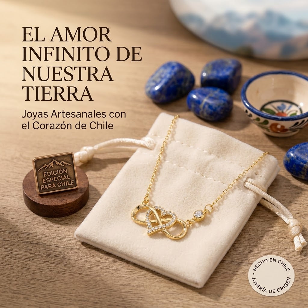 📿Collar Corazón💞💗  Infinito💫