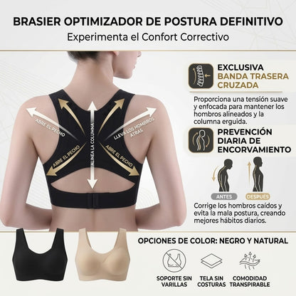 👉🏻OFERTA 2X1🔥 Sujetador Corrector de Postura con Espalda Cruzada 🔥🤯 Comodidad y Estilo