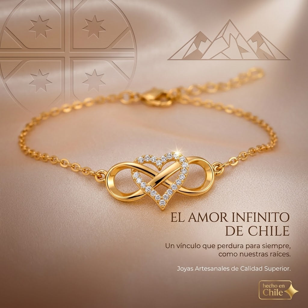 📿Collar Corazón💞💗  Infinito💫