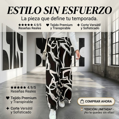 2x1 🤯Pantalón Palazzo Confort Premium 😉(Ajuste Perfecto)👉🏻😯