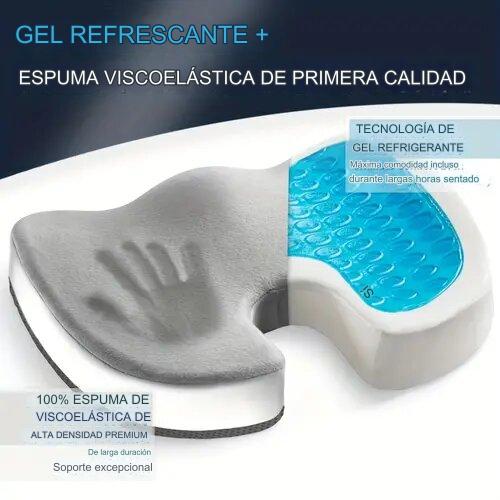 ❤️ERGOCOJIN RELAX  COJÍN GEL  PREMIUM VISCOELÁSTICO PARA EL COXIS💪