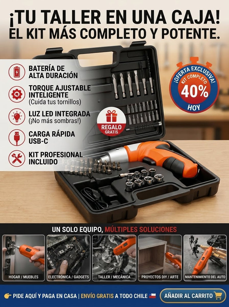 Set de 45 piezas del destornillador