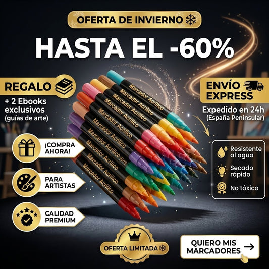 🔥🤯Marcadores Doble Punta Pincel🧑🏻‍🎨🎨Dale color a tus ideas 💡