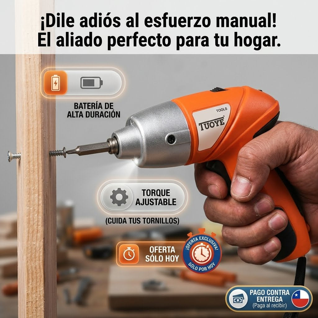 👷🏻Destornillador 4.8v Recargable 45pc👉🏻🔥