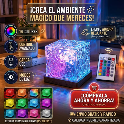 Lampara De Aurora Boreal💫 Ondas Proyectadas