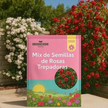 Semillas de Rosas Trepadoras🌹 Un  Oasis de la Naturaleza 🏠✨