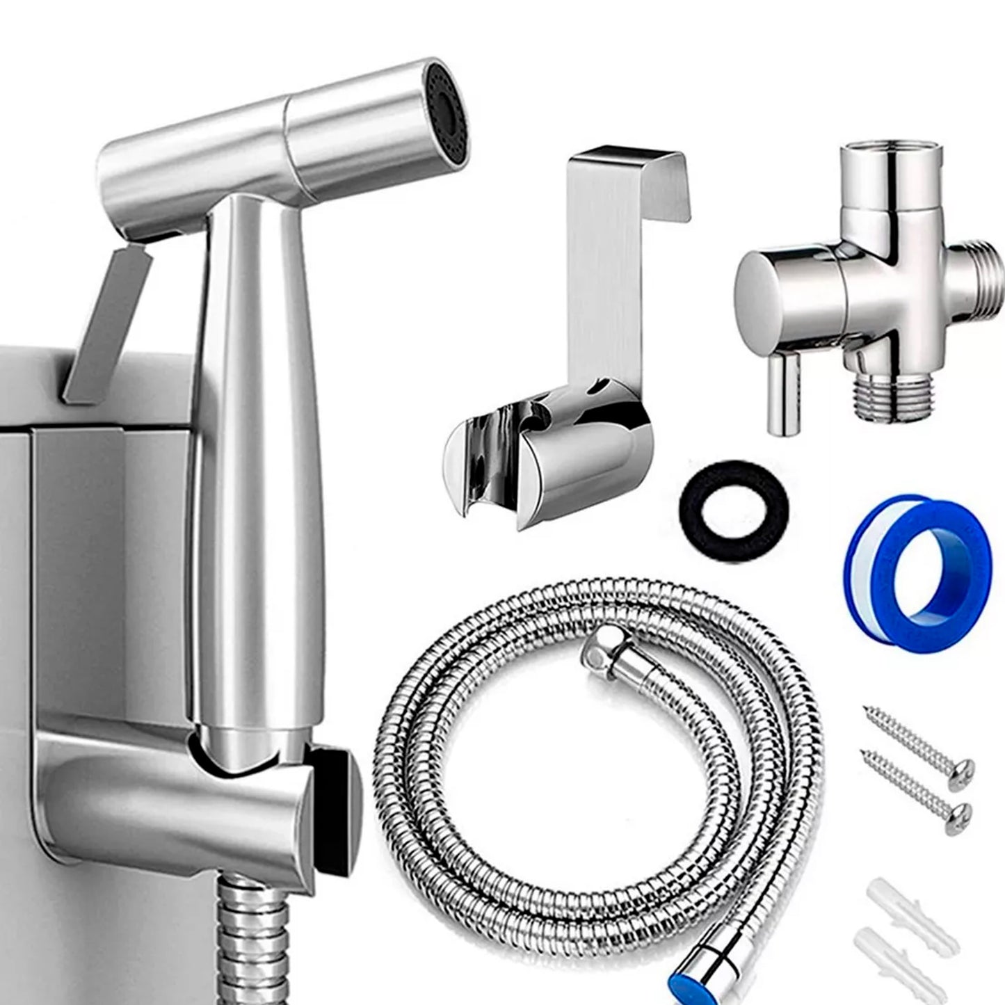 Ducha Bidet Inodoro: Alta Presión 💧Acero Inoxidable Mano🚿